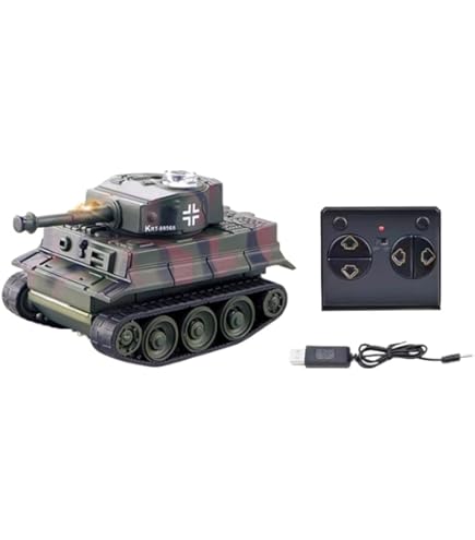 Amazon.co.jp: RCバトルタンク、ミニリモコン戦闘タンクミリタリー